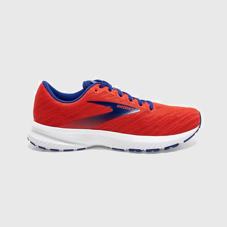 Brooks Launch 7 Israel - Men's Road Running Shoes - Red (49678-ZUCH)